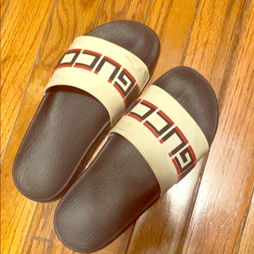 authentic Gucci slides